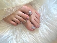 アンガット(angot.)/ツイードアートフットネイル