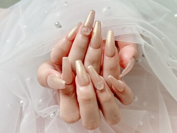 ティーアンドビー ネイルスタジオ(T&B NAIL STUDIO)/トレンドワンホンちゅるんネイル