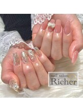エスフィーネイルサロン リシェル(Esfy nailsalon Richer)/アシメネイル
