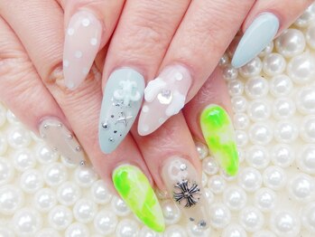 フラッシュネイル SORIO宝塚店/除去付デザイン定額コ-ス◇