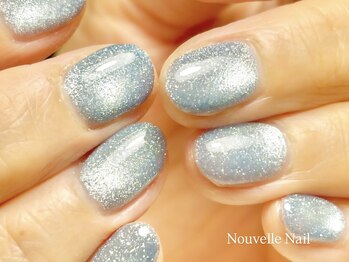 ヌーベルネイル(Nouvelle Nail)/ブルー マグネットネイル
