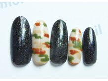 グラマーネイル(Glamor nail)/ポップな迷彩柄☆¥6,800