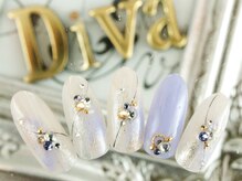 ネイルサロン ディーバ ギンザ(Nail salon Diva GINZA)/ホワイトライン¥9500