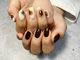 アシメニュアンスネイル