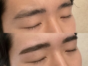 リノ(Lino)の写真/眉毛を整えて印象UP！接客業・営業のメンズにもオススメ♪人気No1☆【ハリウッドブロウリフト導入店】