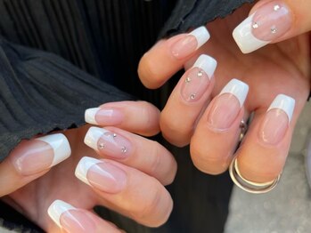 ダブリュー 放出店(W)の写真/オフィスネイル～日常使いまでシーンを問わず浮かないシンプルネイル◎落ち着いた色合いの中にこだわりを…