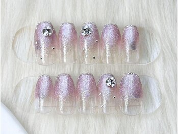 ファストネイル 上野店(FAST NAIL)/マグネット フレンチ ストーン