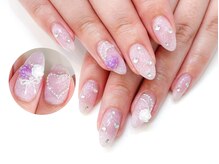 ネイルコレクション ピンク(Nail Collection Pink)/ジェル★フリー♪薔薇：ハート