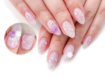 ネイルコレクション ピンク(Nail Collection Pink)/ジェル★フリー♪薔薇：ハート