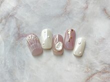 ミーム(meme)/インクを使った貝殻ネイル♪