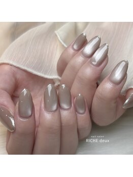 リッシュ ドゥ(RICHE deux)/上品シルバースキニーフレンチ