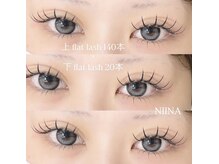 フラットラッシュ上下☆目の形・まぶた・雰囲気に合わせて◎