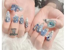 ゴテかわ(GOTE KAWA)/水光ネイル、透明感ネイル