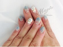 ネイルサロン ビューティーマジック 川口店/ 雨の日ネイル　テルテルぼうず