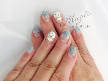 ネイルサロン ビューティーマジック 川口店/ 雨の日ネイル　テルテルぼうず