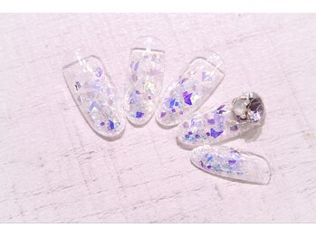 ラルネイル 大宮(Lull. nail)/＊オーロラダイヤ＊Vカット＊