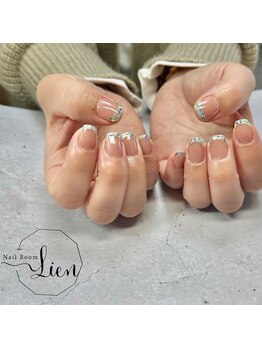 ネイルルーム リアン(NailRoom Lien)/ガラスフレンチ