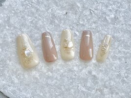 ミラー×ニュアンスフレンチ☆