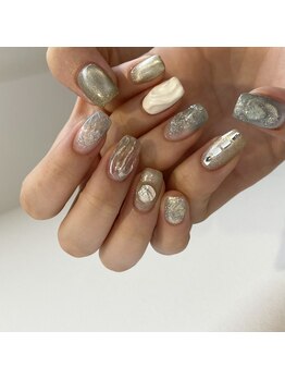 ヌア(nur.)/キラキラシルバーnuance