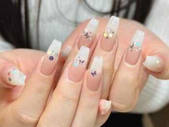 ウサギネイル 新大久保店(usagi nail)/リボンネイ