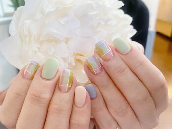 ネイルアンドビューティー アトリエスタイル(Nails&Beauty Atelier STYLE)/自由アート5本 ¥8800