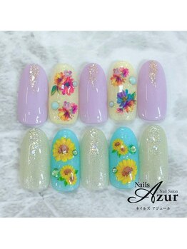 ネイルズアジュール アピタ新潟西店(Nailz Azur)/ハンド　定額デザインCコース