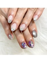 マイオティック ネイル(miotic nail)/ちぐはぐシェルデザイン