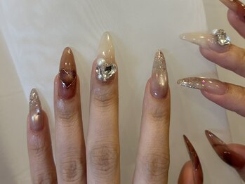 バレンタインネイル/ハート