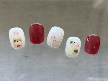 アノヴァ 明治神宮前 表参道(ANOVA)/ニュアンスネイル 冬ネイル