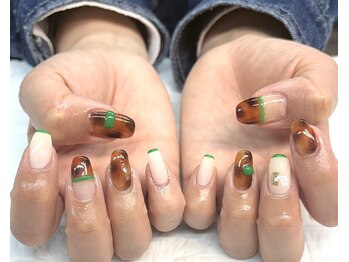 ネイルベースキュウロク(NAILBASE96)/べっ甲ニュアンスネイル
