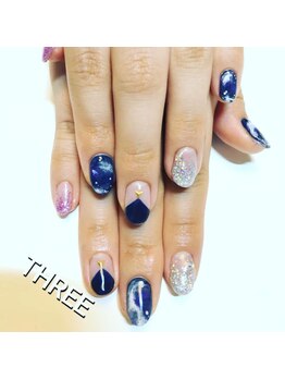 ネイルアンドまつげエクステ専門サロン スリー(THREE)/初回アートしっかりコース￥8100