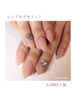 ネイルサロン アニーアンドジーノ シド(NAIL SALON Annie&Gino shido)/シンプルデザイン