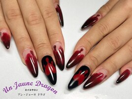 ダークカラー☆個性ネイル