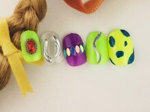 ゆびノさき/奇抜黄緑