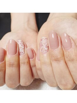 アンジェローズ ネイルプラス(Ange Rose nail+)/ツイードネイル