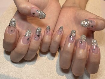 キュアーズ ネイル(CURES NAIL)/ラメグラクリスマス