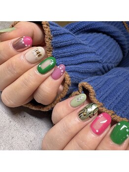 ファンザネイル(fun the nail)/個性派×カラフル