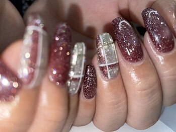 マグネット×チェック柄