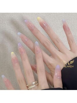 ヘブン ネイル 鶯谷(HEAVEN Nail)/Colorful Ombre Nails