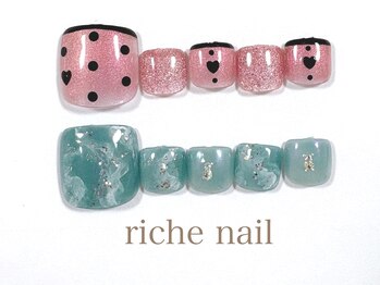 リッシュネイル 新百合ヶ丘店(riche nail)/Foot定額コース