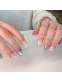 マグネット×ドット柄