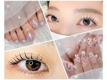 リエルエラン(Reelle Elan)の雰囲気（マグネットやパーツが豊富なネイル、束間仕上げが人気のまつ毛♪）