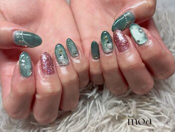 クリスマス ネイル 新所沢