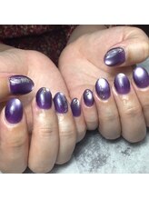 アイ アンド ネイル(Eye＆Nail Day)/成人式に多いパープルデザイン♪