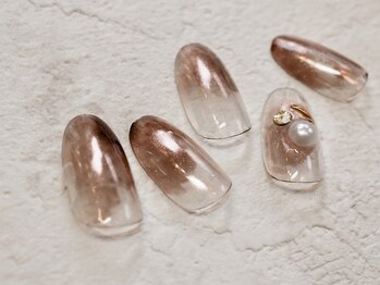 ミンクスタイル 浜松町店/ブラウン×コッパーピンク