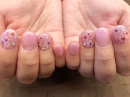 桜×グラデーション