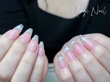 ウサギネイル 新大久保店(usagi nail)/マグネットフレンチ秋可愛い
