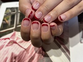 クリアベース/フレンチネイル