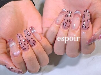 エスポワール(espoir)/豹柄ネイル