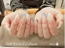 リオッサ オブ ラグーン(RIOSSA of Lagoon)/カラフルフレンチネイル